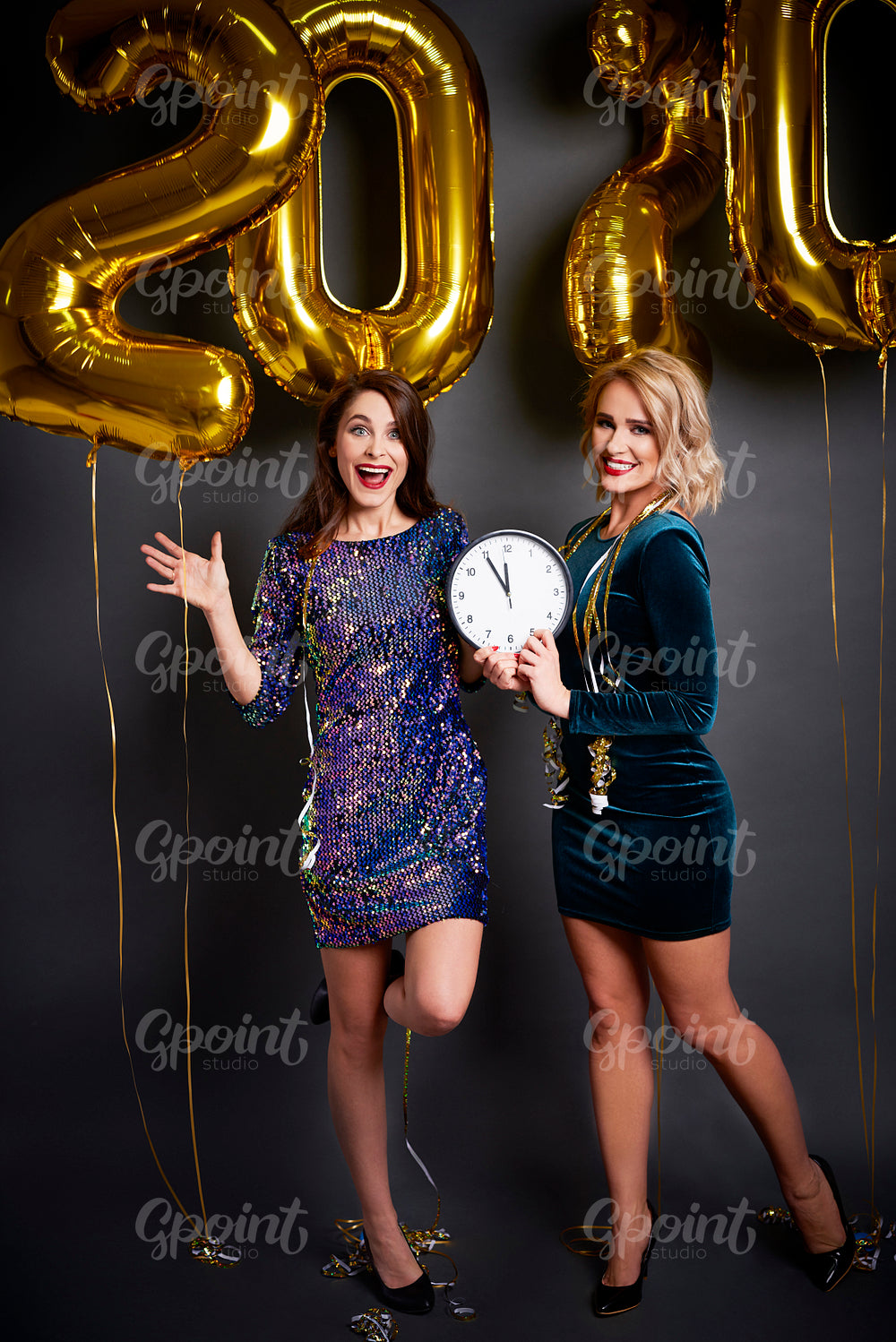 Two women are full of anticipation for new year