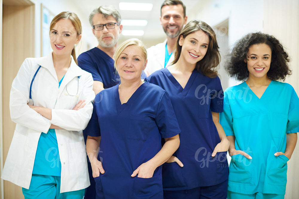 Team of doctors ready to work