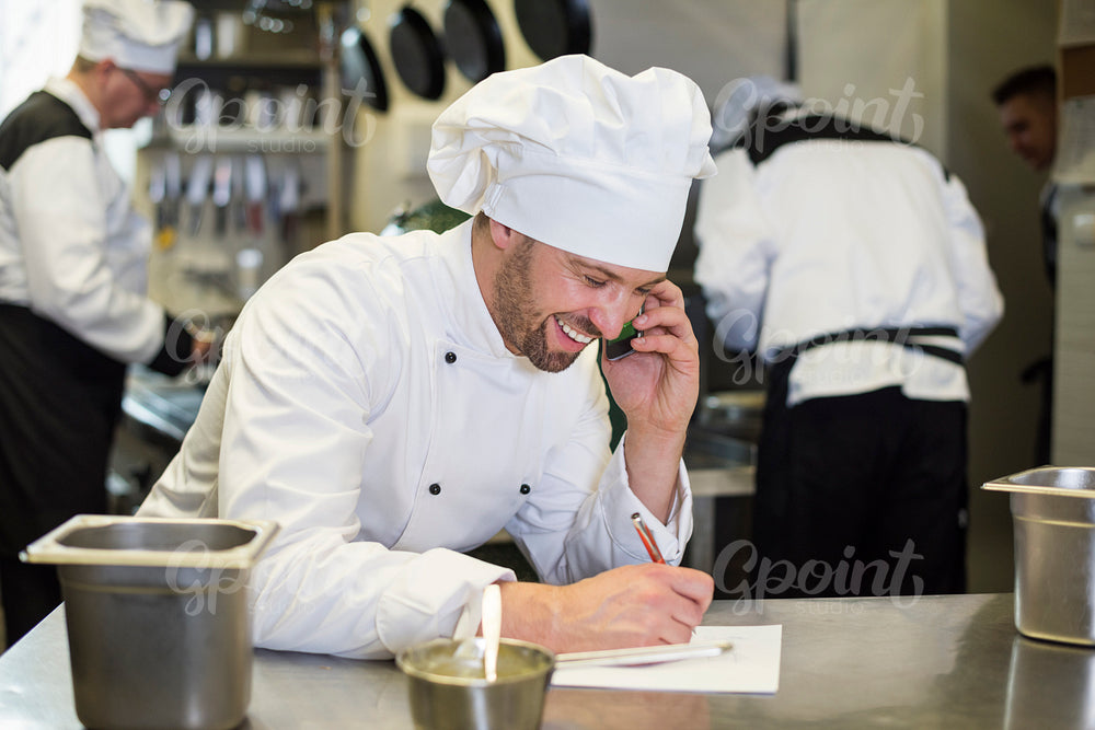 Chef in good relations with supplier