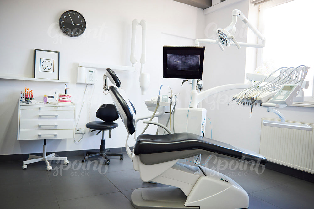 Shot of the with professional dental equipment