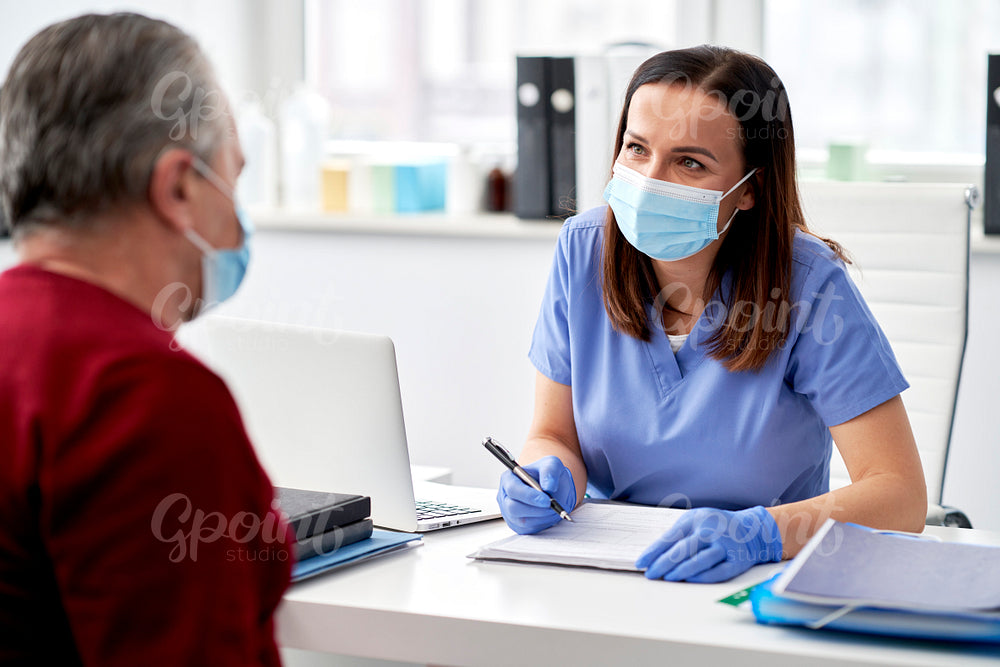 Visiting a doctor during a pandemic