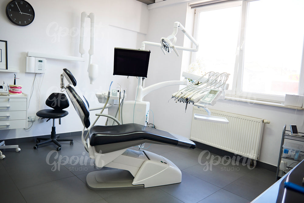 Shot of dentist's with professional dental equipment