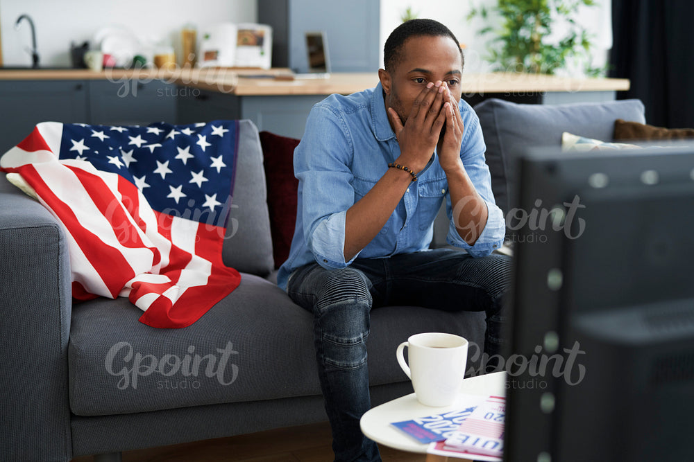 Black man disappointed with USA election results