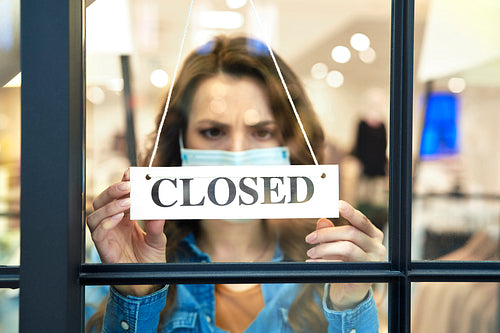 Shop owner closed down due to virus next wave